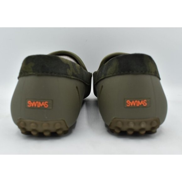 SWIMS Mens Size 8 Luxe Driver Hickory Green Camo Camouflage‎ Loafers Shoes main image 6